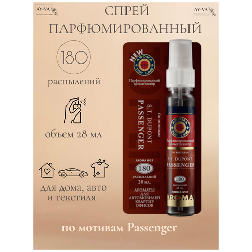 Освежитель-спрей воздуха с ароматом мужского парфюма Passenger