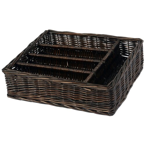 фото Плетеная корзина wasserkraft neime коричневый темный wb-190-l