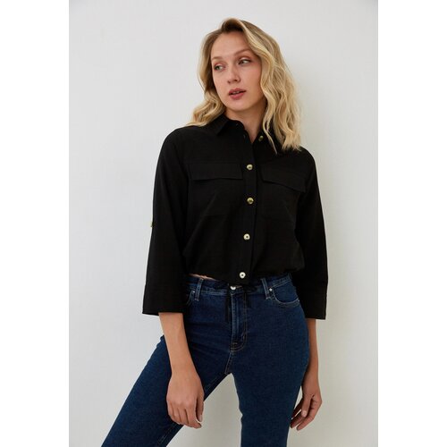 фото Рубашка gerry weber, размер l, черный