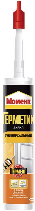 Акриловый морозостойкий герметик Момент, 420 г, белый