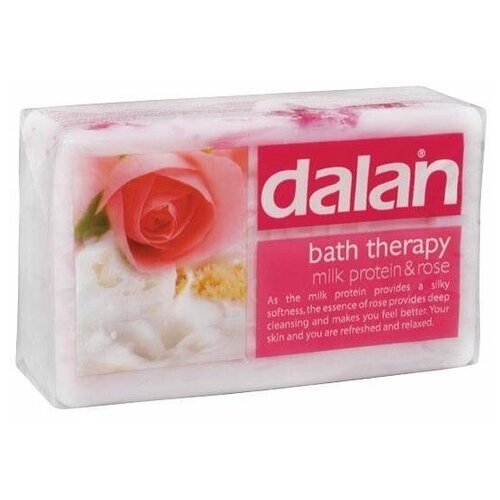 Мыло Dalan Bath Therapy Молочный протеин и Роза, 175 г.