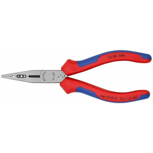 Плоскогубцы для монтажа проводов KNIPEX KN1302160 плоскогубцы для монтажа проводов knipex kn 1305160