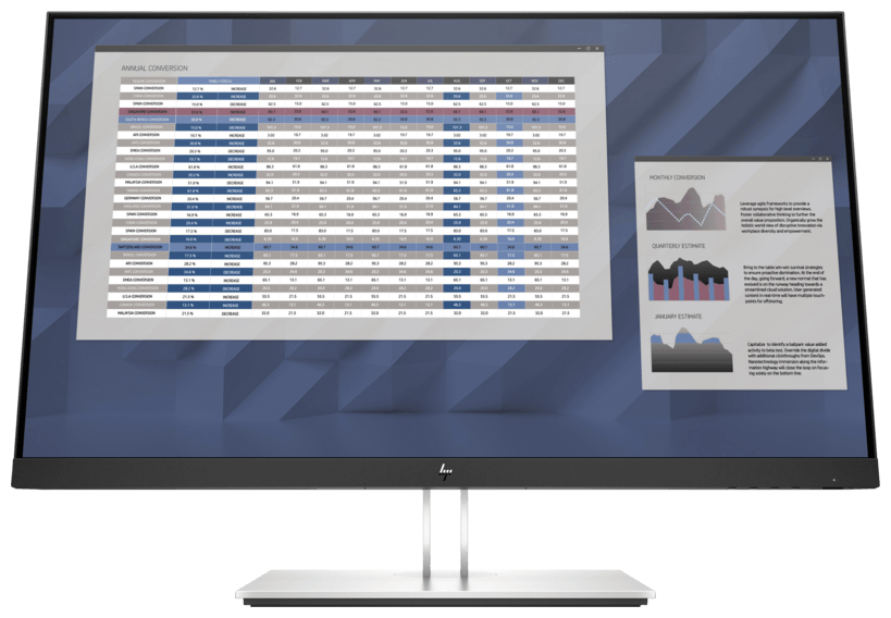 Монитор 7PP-9VG71AA HP E27 G4 FHD Monitor 27' (1920 x 1080), IPS, 178/178, 5мс, 250nit, DP/HDMI/VGA, 5USB, LTSP, 3-3-0y