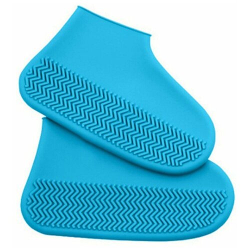 Носочки Waterproof Silicone RZ-507, голубые (размер M)