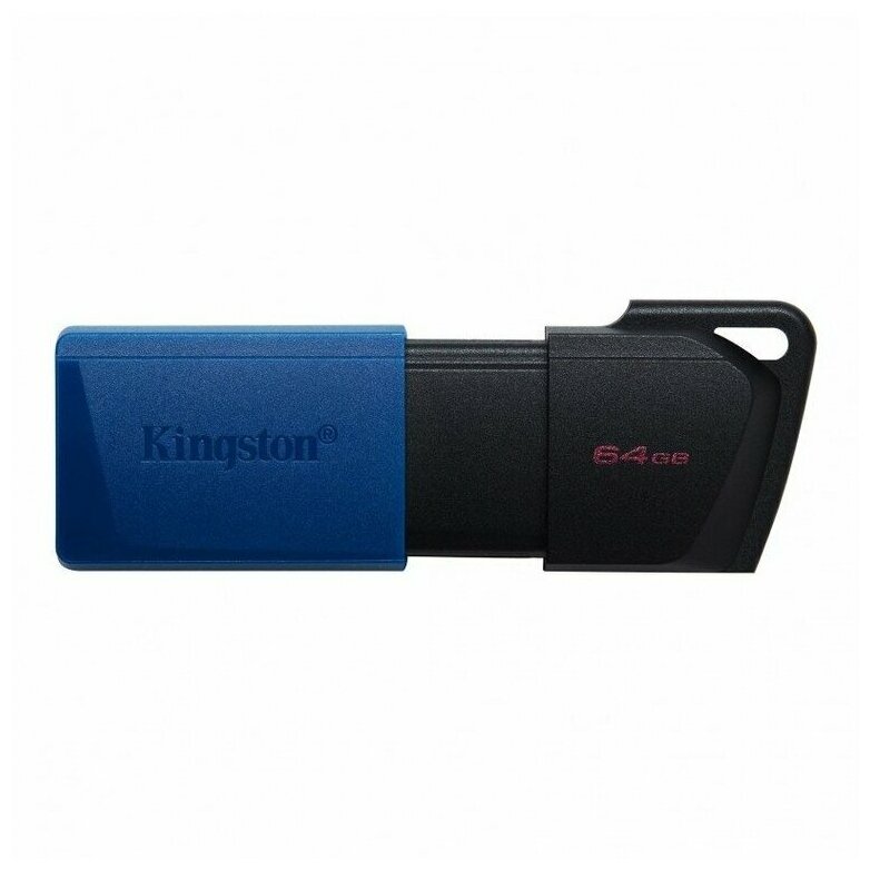 64GB USB 3.2 Флеш-накопитель Kingston DataTravele Exodia M чёрный/синий (DTXM/64GB)