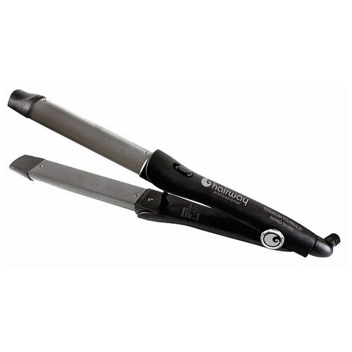 Щипцы для волос Hairway 04118 Titanium-Tourmaline Nano-Silver d 32 мм 75 Ватт 3 м 80-230 C 969700₽