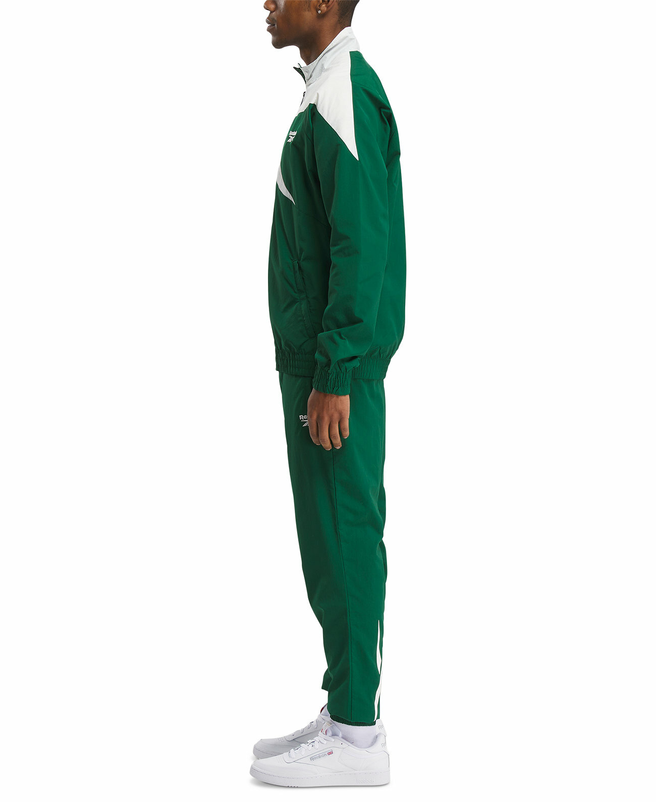 Брюки Reebok  Cl F Fr Trackpant, размер S, зеленый — фото 1