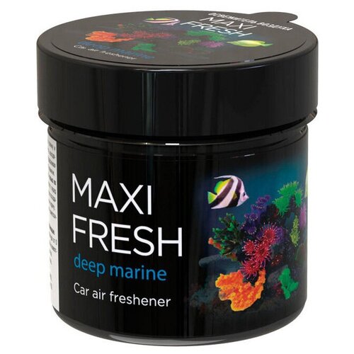 Maxifresh Ароматизатор для автомобиля CMF-121 Deep marine 100 г природный черный