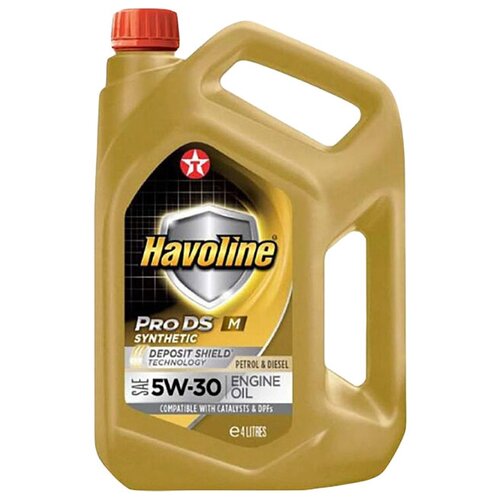 фото Синтетическое моторное масло texaco havoline prods m 5w-30 4 л