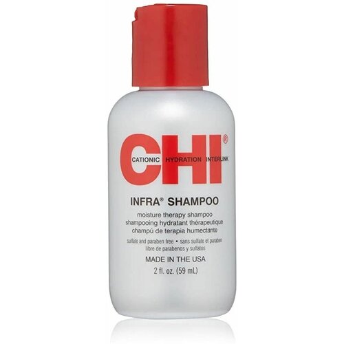 Шампунь CHI Infra Shampoo Moisture Therapy Shampoo, 59 мл шампунь для волос chi infra shampoo 355 мл