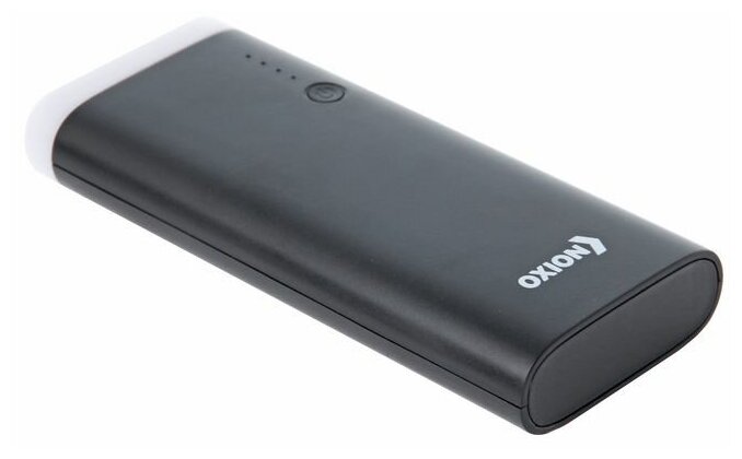 Внешний аккумулятор OXION 3 USB 10000 мАч Li-ion 2 A пластик черный