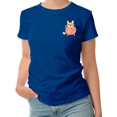 фото Футболка roly, размер l, синий