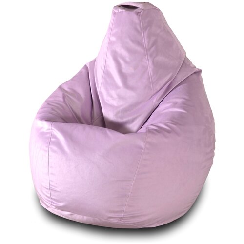фото Пазитифчик кресло-груша однотонная 01 сиреневый велюр
