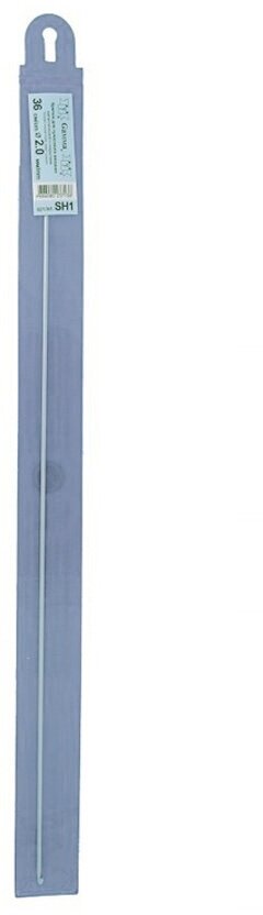 Для вязания Gamma SH1 крючок для тунисского вязания алюминий d 2.0 мм 36 см в чехле .