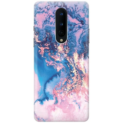 фото Cиликоновый чехол на oneplus 8 / ванплюс 8 с принтом "blue marble" gosso