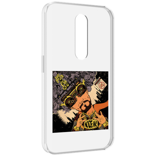 Чехол MyPads Неразбериха Noize MC для Motorola Moto X Force (XT1585 / XT1581) задняя-панель-накладка-бампер