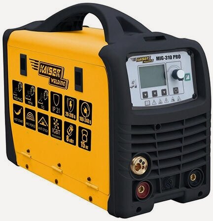Изображение товара Сварочный полуавтомат KAISER MIG 310 3в1, ток 50-310 А, проволока 0.6-1.00 мм, электр.1.6-5, раб.