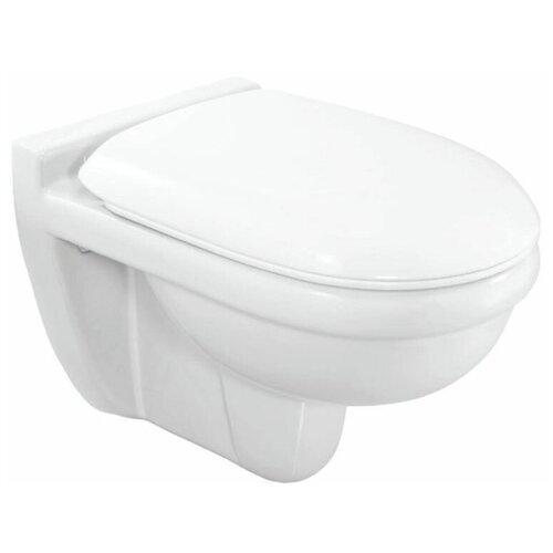 Чаша унитаза подвесная Jaquar Continental CNS-WHT-959NS микролифт с горизонтальным выпуском