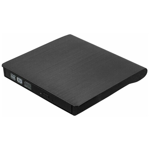Внешний дисковод ( оптический привод ) CD-RW / DVD-RW - USB 3.0 изогнутый , тонкий , черный ( для ноутбука, компьютера )