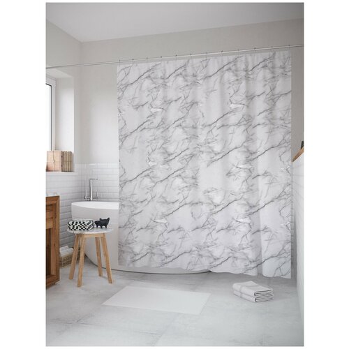 фото Штора для ванной joyarty мрамор из древности 180х200 (sc-6822)
