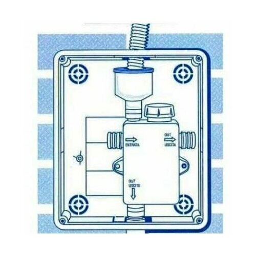Сифон с гидромеханическим затвором VECAMCO DOUBLE 9899-240-01