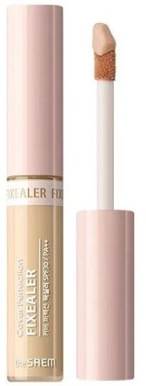 Консилер для маскировки The Saem Cover Perfection Fixealer тон 01 Clear Beige