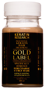 Фото Keratin Research Средство для восстановления и выпрямления жестких кудрявых волос Gold Label