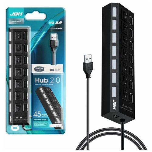 USB Hub на 7 портов с выключателями для периферийных устройств usb разветвитель на 4 порта usb 2 0 usb hub концентратор