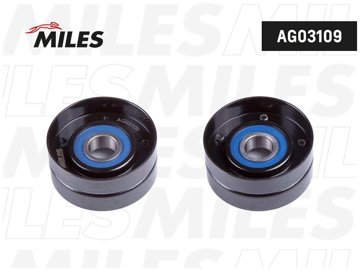 Ролик ремня приводного для mitsubishi/nissan/opel/renault/volvo Miles AG03109