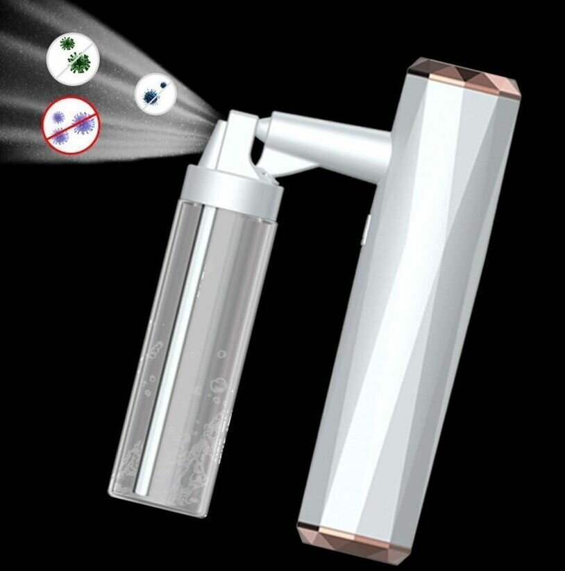 Косметологический аппарат для насыщения кожи кислородом / Портативный ручной нано-распылитель 80 мл белый - фотография № 5