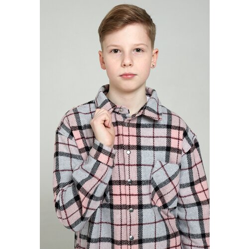 фото Рубашка irina egorova, размер 42-158, розовый