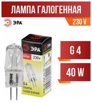 ЭРА JCD G4 230V 40W прозрачная G4-JCD-40W-230V-Cl (арт. 308844)