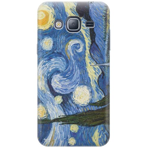 фото Cиликоновый чехол на samsung galaxy j3 (2016) / самсунг джей 3 2016 с принтом "звездная ночь" gosso