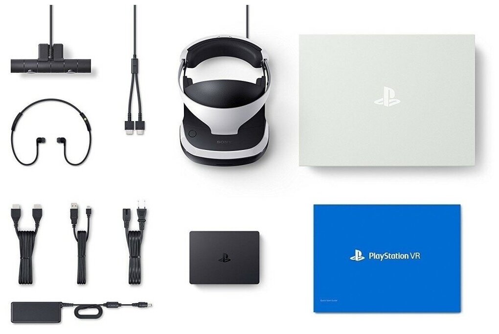 Система VR Sony PlayStation VR CUH-ZVR2, 1920x1080, 120 Гц, черно-белый — интернет-магазине по низкой цене на Яндекс Маркете
