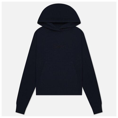 Женская толстовка Woolrich Big Logo Hoodie синий, Размер S