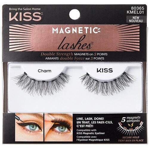 Накладные ресницы на магнитном основании Kiss Magnetic Lashes Charm 1 Pack