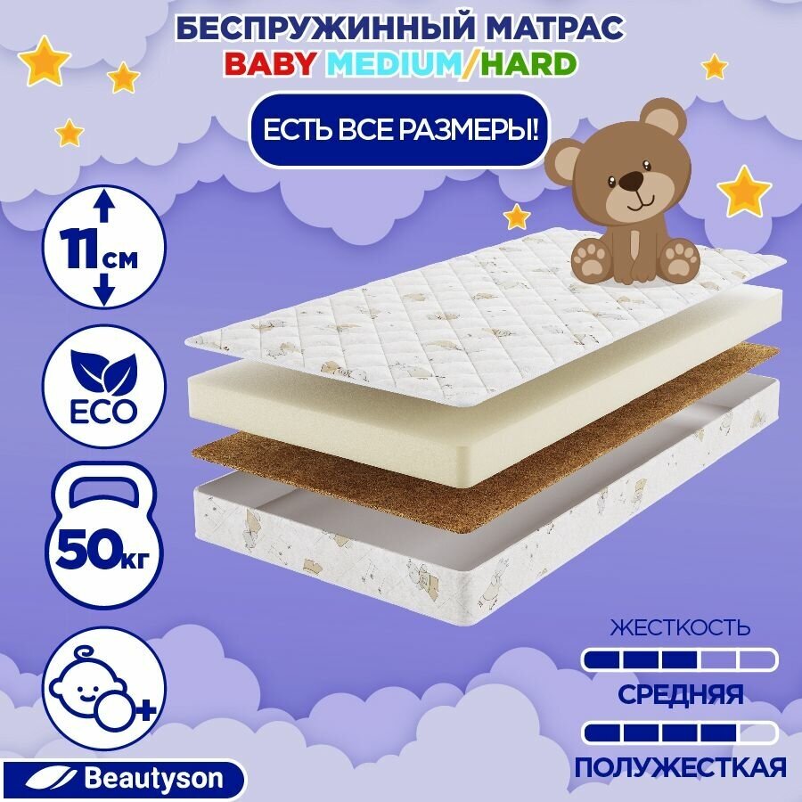 Детский матрас Beautyson Baby Medium/Hard (90 / 180)