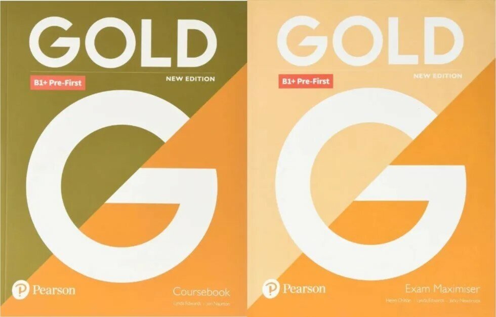 Gold B1+ Pre-First комплект Учебник + рабочая тетрадь + DVD