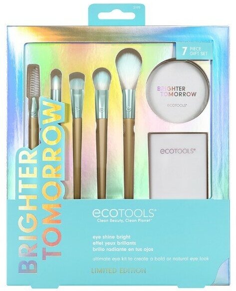 Набор для макияжа глаз EcoTools Eye Shine Bright Kit, 7 шт.