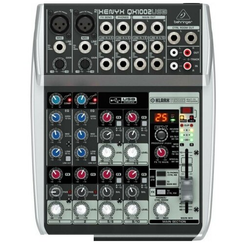 фото Компактный микшерный пульт behringer xenyx qx1002usb