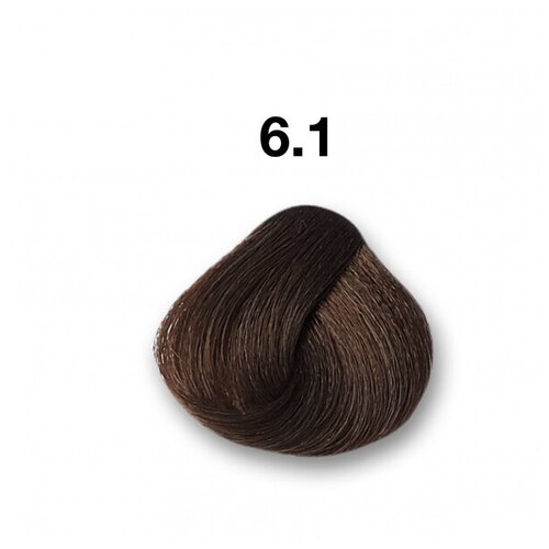 KEZY Color Vivo полуперманентная краска для волос, 6.1 темный блондин пепельный крем краска baco color коричневые тона 100 мл оттенок 6 38 6 38 темный блондин золотисто коричневый