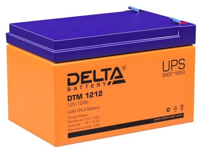 Батарея для ИБП Delta DTM 1212, 12В, 12Ач