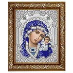 Рисунок на ткани ЖС-5001 Пресвятая Богородица Казанская в жемчуге - изображение