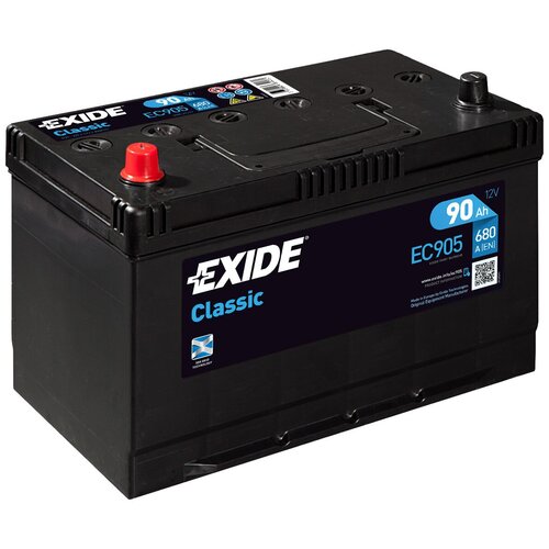 Аккумулятор Exide Classic EC905 90 Ач 680А прям. пол.