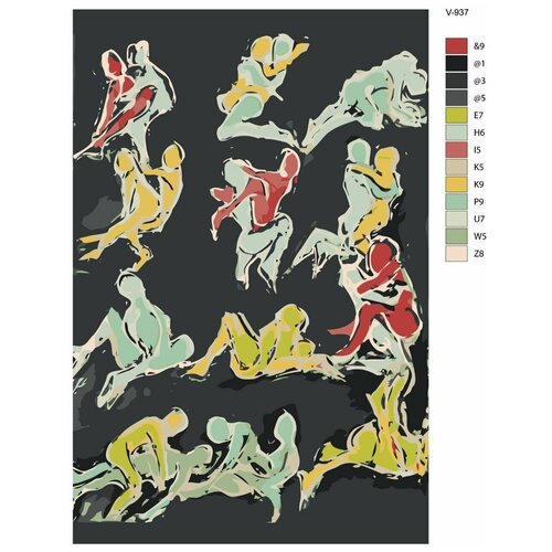 Картина по номерам V-937 Интим Арт. Постигая прекрасное , 70x110 см картина по номерам v 920 интим арт красочный дебют 40x40 см
