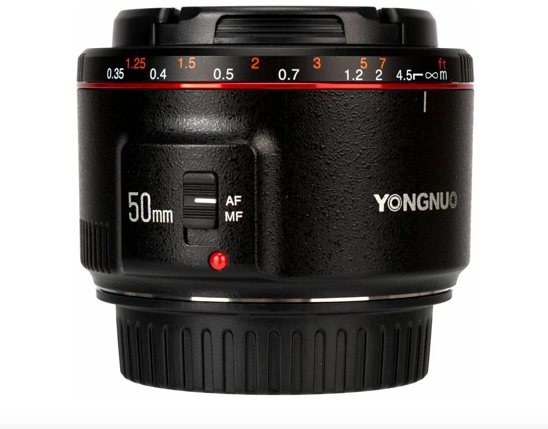 Объектив YongNuo YN 50mm f/1.8 II Canon EF — фото 1