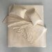 Постельное белье из тенселя, пшеничный, двуспальный, наволочки 70х70 см