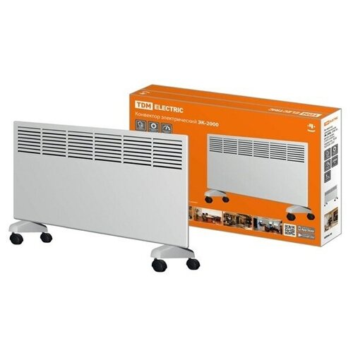 Конвектор электрический ЭК-2000 2000W регулятор мощности 10002000W термостат TDM SQ2520-1203 638000₽