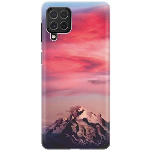 фото Ультратонкий силиконовый чехол-накладка для samsung galaxy m62 с принтом "горы и небо" gosso