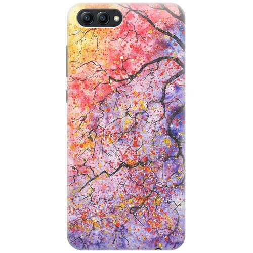 фото Re:pa накладка transparent для huawei honor v10 с принтом "лето в ветках"